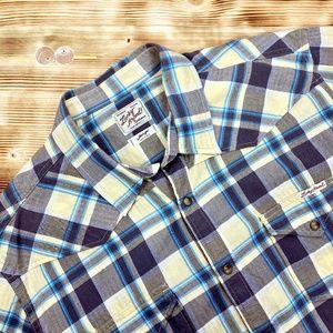 Men's Lucky Brand S/S Western Style Shirt Sz Lg